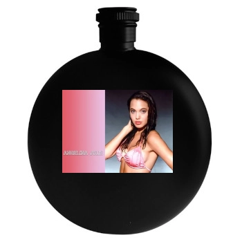 Angelina Jolie Round Flask