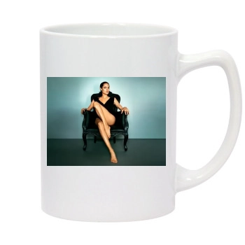 Angelina Jolie 14oz White Statesman Mug