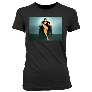 Angelina Jolie Women's Junior Cut Crewneck T-Shirt