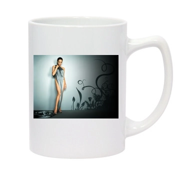 Angelina Jolie 14oz White Statesman Mug