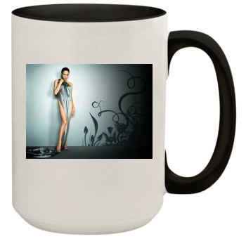 Angelina Jolie 15oz Colored Inner & Handle Mug