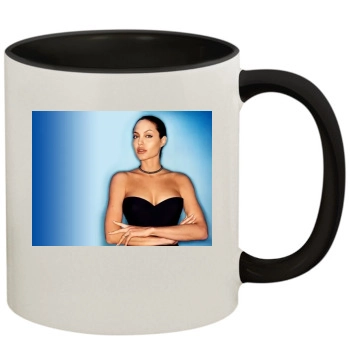 Angelina Jolie 11oz Colored Inner & Handle Mug