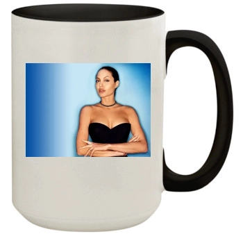 Angelina Jolie 15oz Colored Inner & Handle Mug