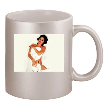 Angelina Jolie 11oz Metallic Silver Mug