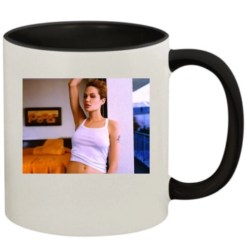 Angelina Jolie 11oz Colored Inner & Handle Mug