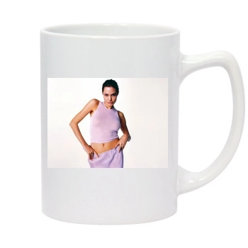 Angelina Jolie 14oz White Statesman Mug