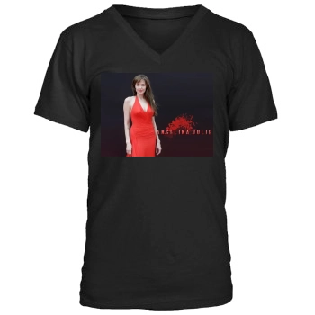 Angelina Jolie Men's V-Neck T-Shirt