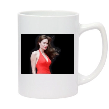 Angelina Jolie 14oz White Statesman Mug