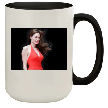 Angelina Jolie 15oz Colored Inner & Handle Mug