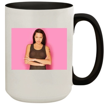 Angelina Jolie 15oz Colored Inner & Handle Mug