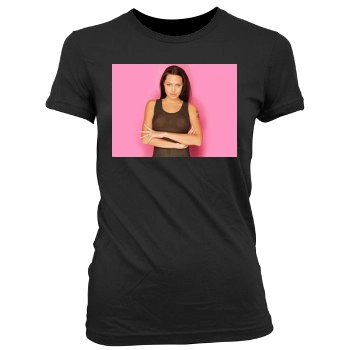 Angelina Jolie Women's Junior Cut Crewneck T-Shirt