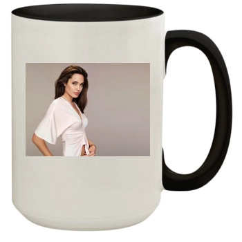 Angelina Jolie 15oz Colored Inner & Handle Mug