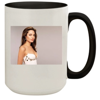 Angelina Jolie 15oz Colored Inner & Handle Mug