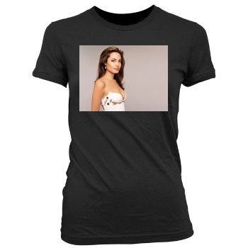 Angelina Jolie Women's Junior Cut Crewneck T-Shirt