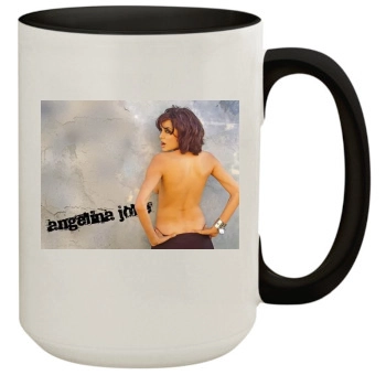 Angelina Jolie 15oz Colored Inner & Handle Mug