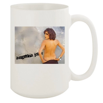 Angelina Jolie 15oz White Mug