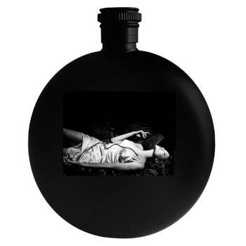 Angelina Jolie Round Flask