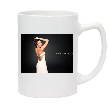 Angelina Jolie 14oz White Statesman Mug