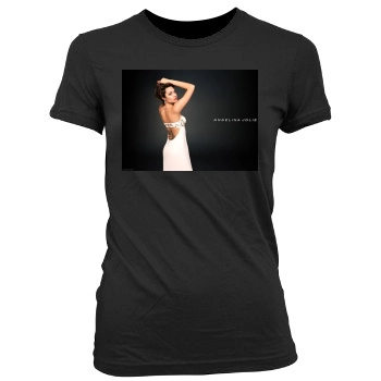 Angelina Jolie Women's Junior Cut Crewneck T-Shirt