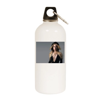 Avril Lavigne White Water Bottle With Carabiner