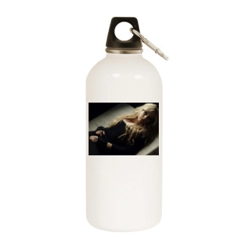 Avril Lavigne White Water Bottle With Carabiner