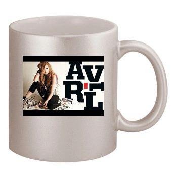 Avril Lavigne 11oz Metallic Silver Mug