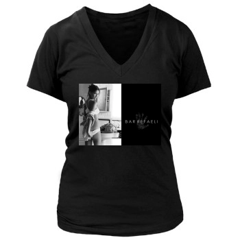 Bar Refaeli Women's Deep V-Neck TShirt