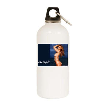 Bar Refaeli White Water Bottle With Carabiner