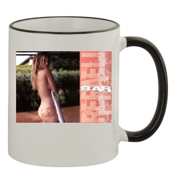 Bar Refaeli 11oz Colored Rim & Handle Mug