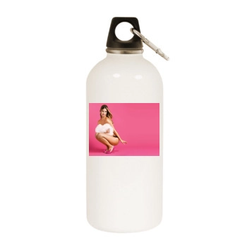 Bar Refaeli White Water Bottle With Carabiner