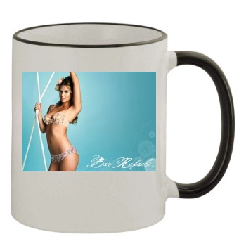 Bar Refaeli 11oz Colored Rim & Handle Mug