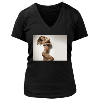 Bar Refaeli Women's Deep V-Neck TShirt