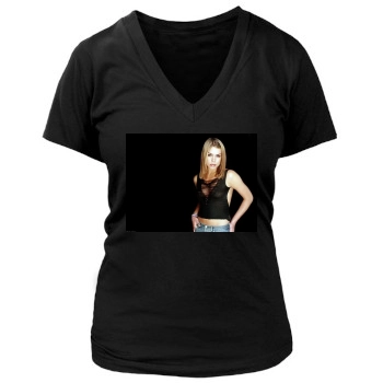 Billie Piper Women's Deep V-Neck TShirt