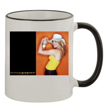 Billie Piper 11oz Colored Rim & Handle Mug