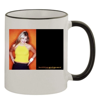 Billie Piper 11oz Colored Rim & Handle Mug