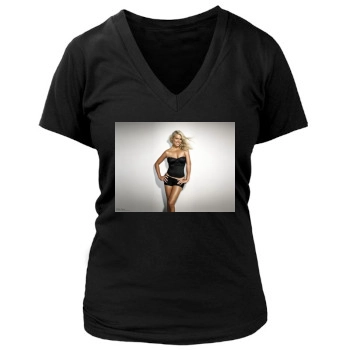 Billie Piper Women's Deep V-Neck TShirt