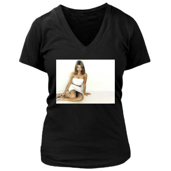 Billie Piper Women's Deep V-Neck TShirt