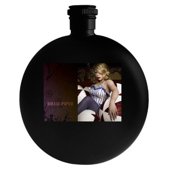 Billie Piper Round Flask