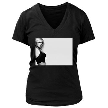 Billie Piper Women's Deep V-Neck TShirt