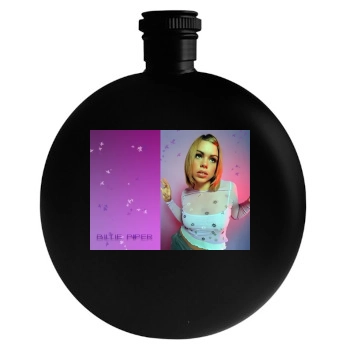 Billie Piper Round Flask