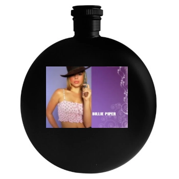 Billie Piper Round Flask