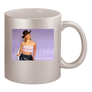 Billie Piper 11oz Metallic Silver Mug