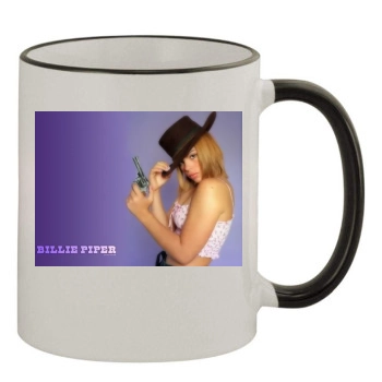 Billie Piper 11oz Colored Rim & Handle Mug