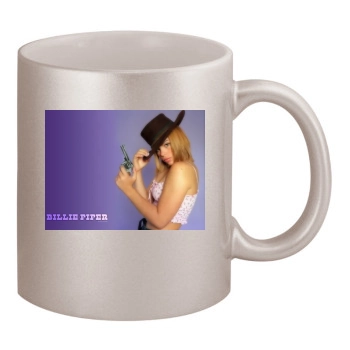 Billie Piper 11oz Metallic Silver Mug