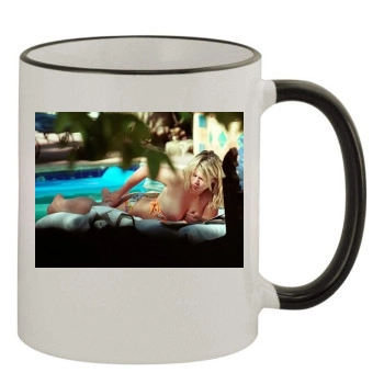 Billie Piper 11oz Colored Rim & Handle Mug