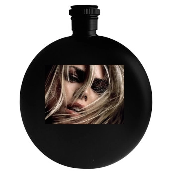 Billie Piper Round Flask