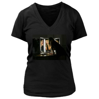 Billie Piper Women's Deep V-Neck TShirt