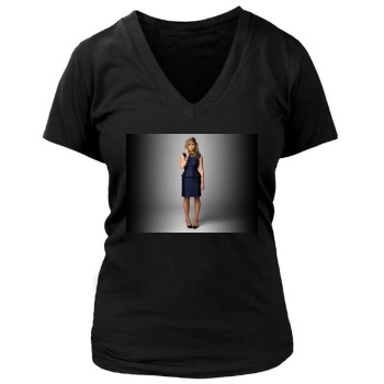 Billie Piper Women's Deep V-Neck TShirt