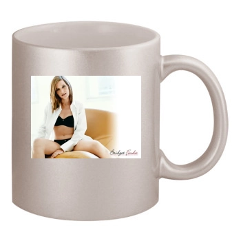 Bridget Fonda 11oz Metallic Silver Mug