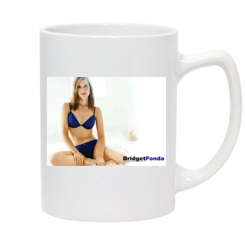 Bridget Fonda 14oz White Statesman Mug